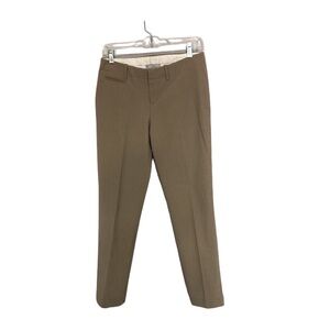 Gap Women’s True Straight Flat Front Tapered Trouser Beige Size 2A
